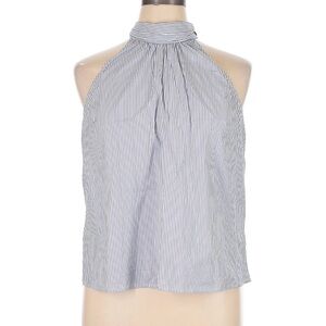 41 Hawthorn Navy and White Striped Halter Top